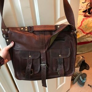 Handmade leather bag from Edinburgh